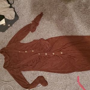 Lightweight| Brown Maxi Dress